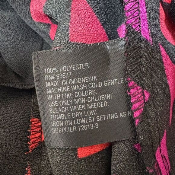 Worthington Polyester Blouse Size XL Bright Color - Picture 5 of 7